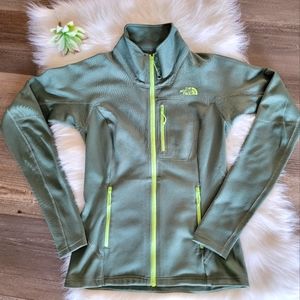 XS The North Face Womens Sage Green Lightweight Jacket Jacket with Thumbholes
